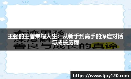 王强的王者荣耀人生：从新手到高手的深度对话与成长历程